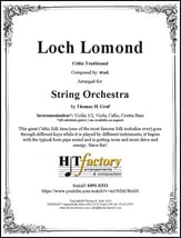 Loch Lomond - String Orchestra Orchestra sheet music cover